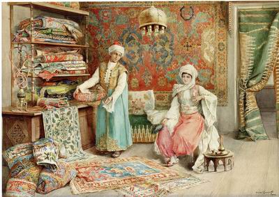 Arab or Arabic people and life. Orientalism oil paintings 580